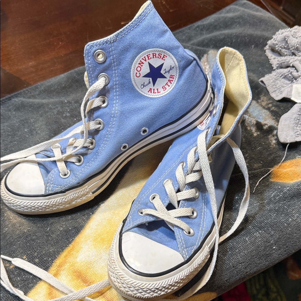 Converse Sky Blue Canvas High-Tops